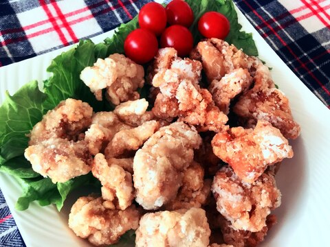 カリッと美味しい！鶏もも肉の唐揚げ